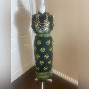 Beautiful Ethnic Two Piece Wrap Skirt Set